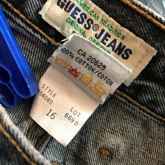 ❤️Vintage Guess girl  denim shorts high rise - Picture 10 of 11